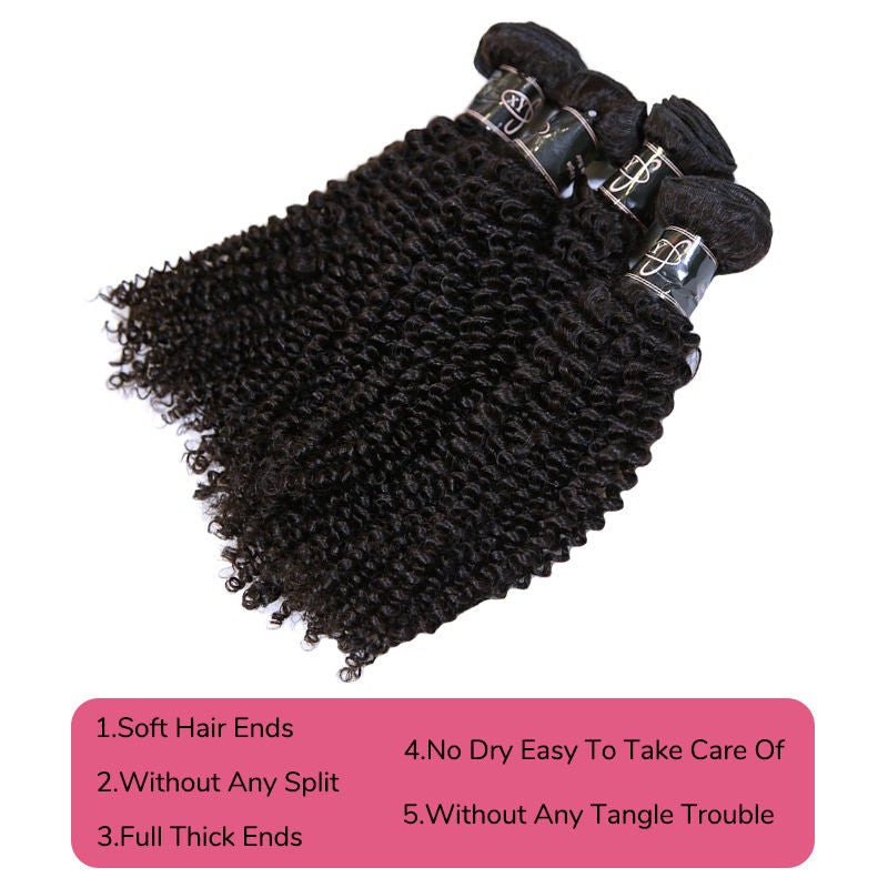 Kinky Curly Human Hair Bundles