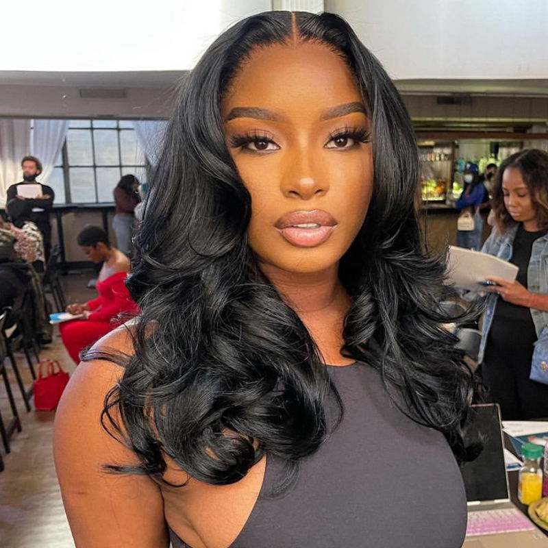 Body Wave U Part Human Hair Wig