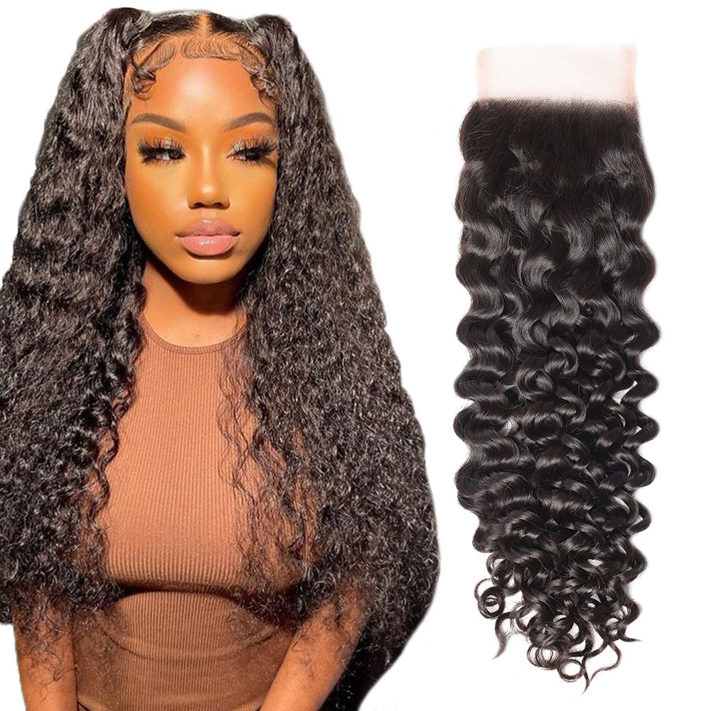 4x4 HD Lace Closure Water Wave