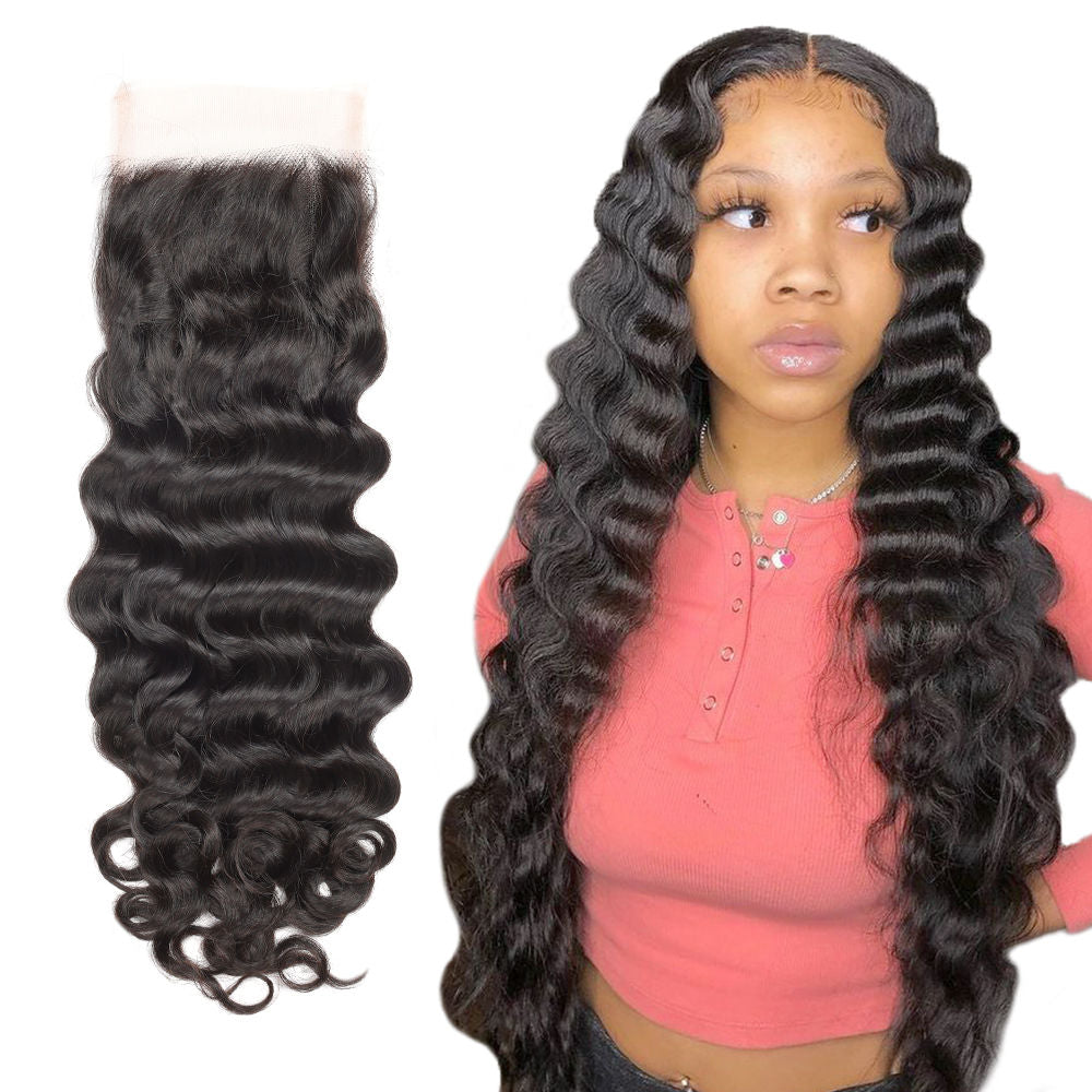 XYS Hair Loose Wave Virgin Hair 4x4 HD Lace Closure