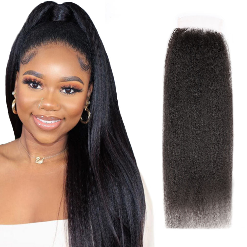 XYS Kinky Straight 5x5 HD Lace Closure