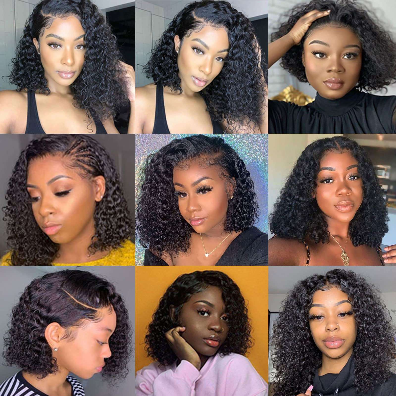 Deep Wave Bob Lace Front Wig