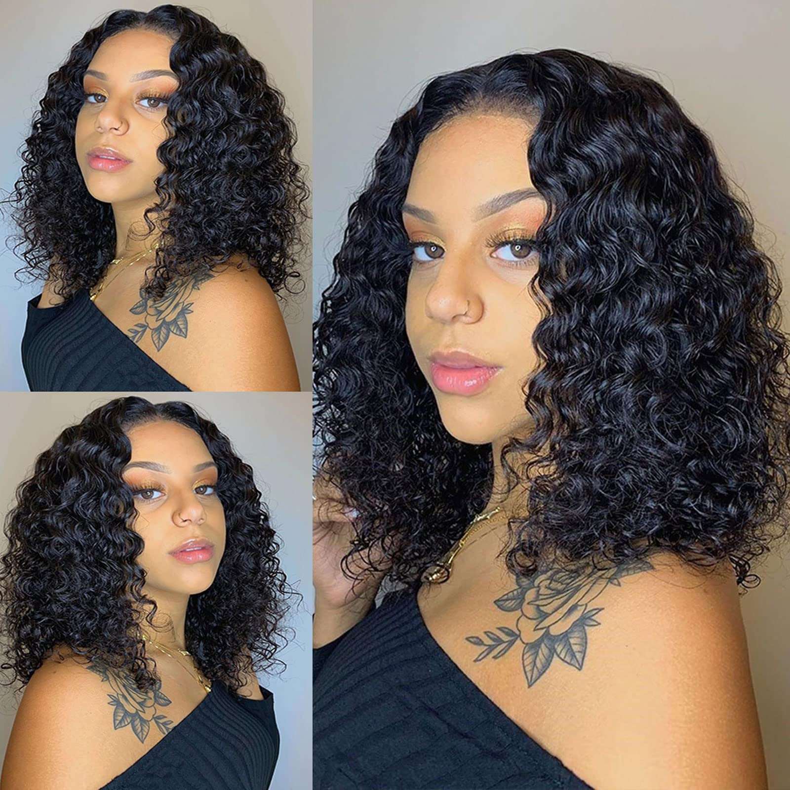 Deep Wave Bob Lace Front Wig