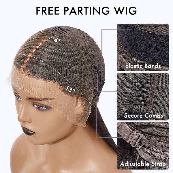 13x4 Water Wave Lace Front Wig