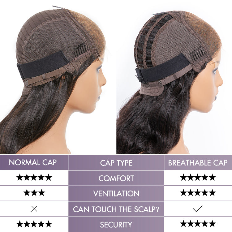 Wet and Wavy Human Hair Wig 5x5 Closure
