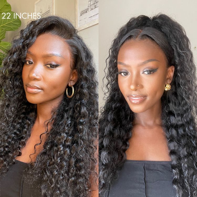 13x4 Water Wave Lace Front Wig