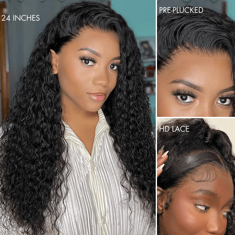 Luvme Hair 180% Density Water Wave Wig