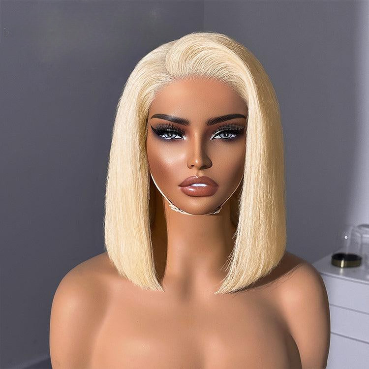 PreMax Wigs | Blonde 613 Silky Straight Glueless 5x5 Closure HD Lace Wig 100% Virgin Human Hair