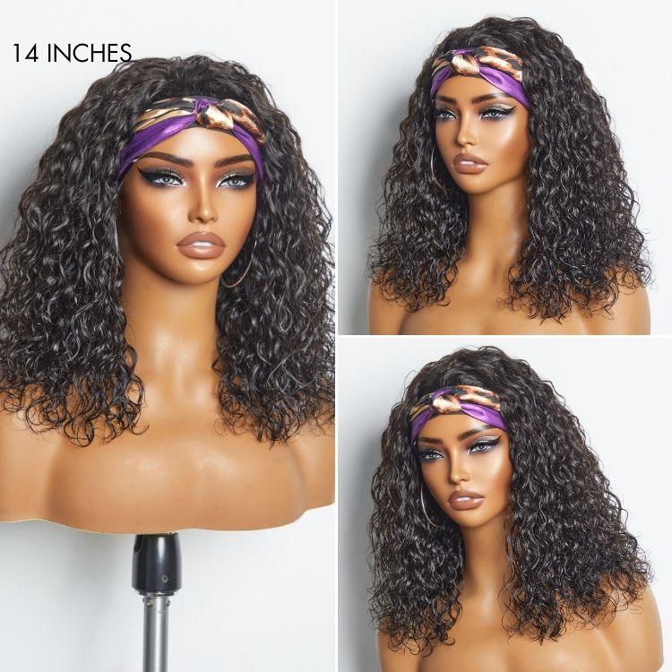 Wet And Wavy Headband Wig