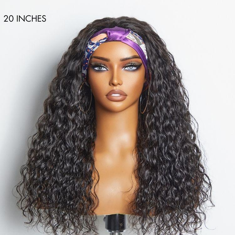 Wet And Wavy Headband Wig