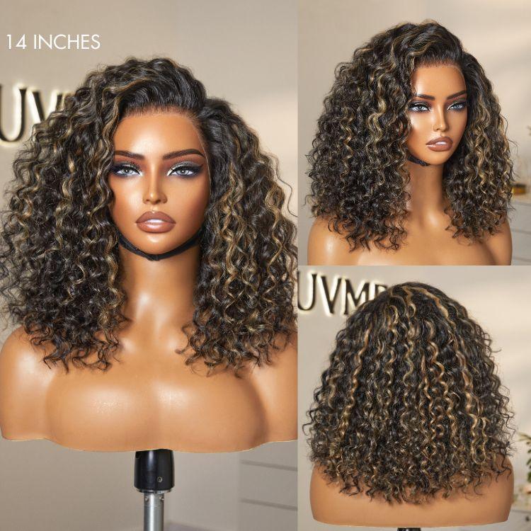 Water Wave Human Hair 360 Lace Long Wig