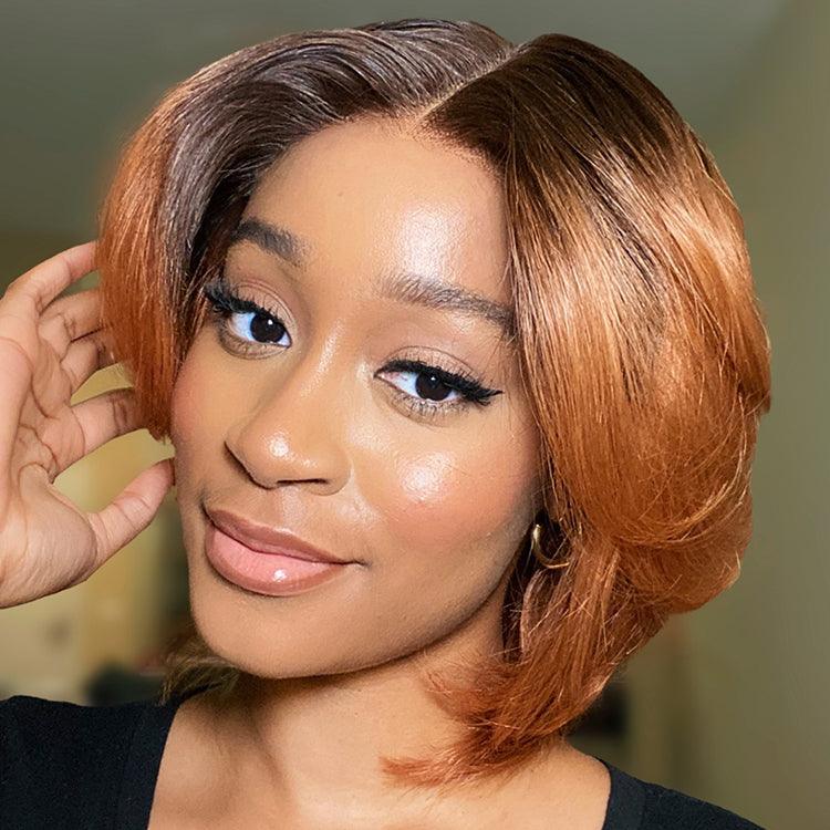 Elegant Boss Vibe Short Pixie Cut Brown Wig