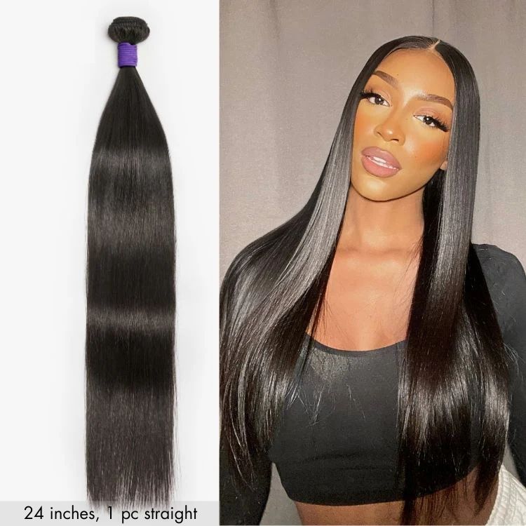 Brazilian Human Hair Bundles 100% Virgin Straight Body Wave