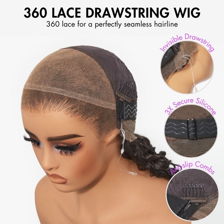 360 Lace Wig Natural Hairline