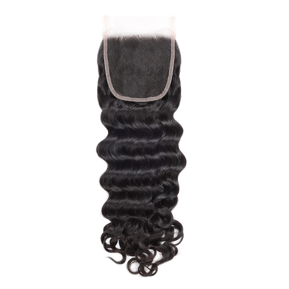 XYS Hair Loose Wave Virgin Hair 4x4 HD Lace Closure
