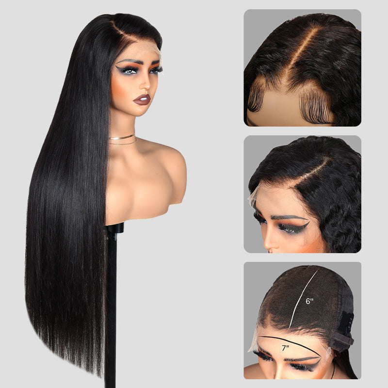 Pre-Cut 7x6 9x6 HD Lace Glueless Wigs