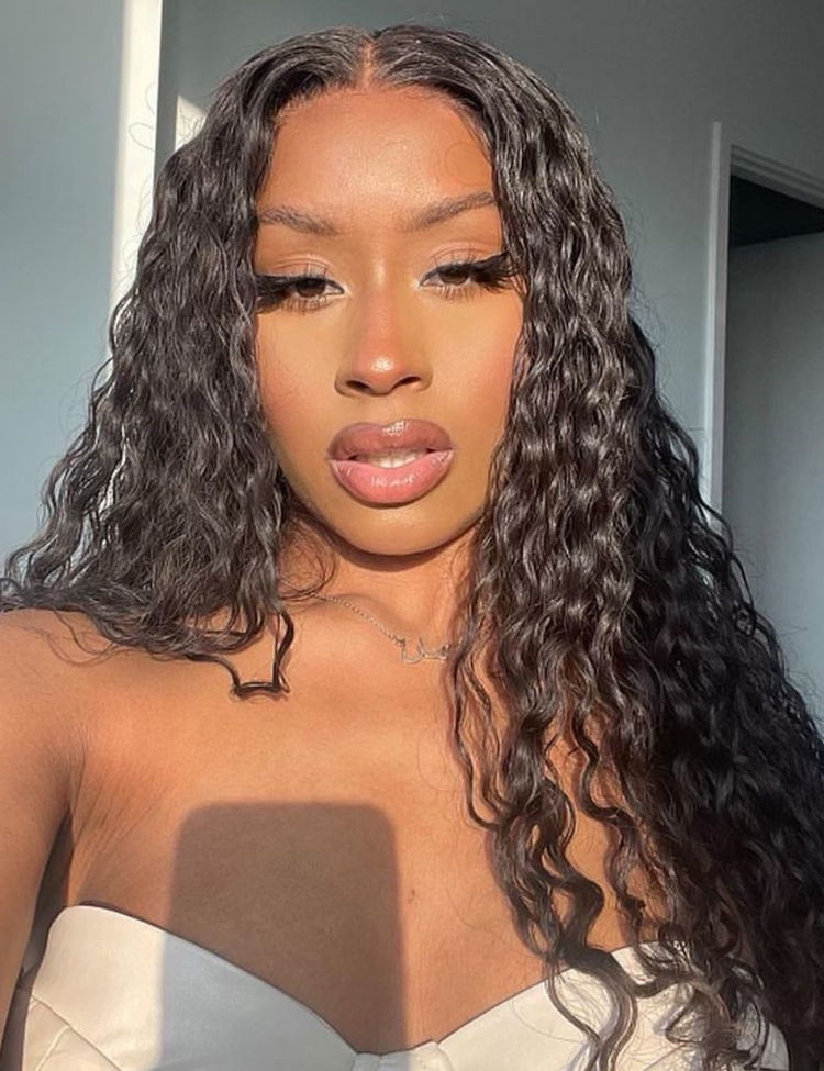 Italian Curly Water Wave 13x4 HD Lace Frontal