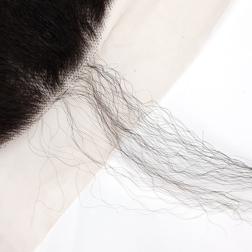 Kinky Straight 13x4 Lace Frontal Hair