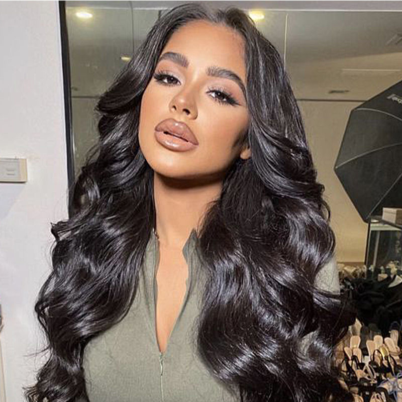 5x5 HD Pre-Bleached Lace 3D Body Wave Closure Wig