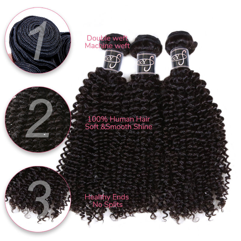 Kinky Curly Human Hair Bundles