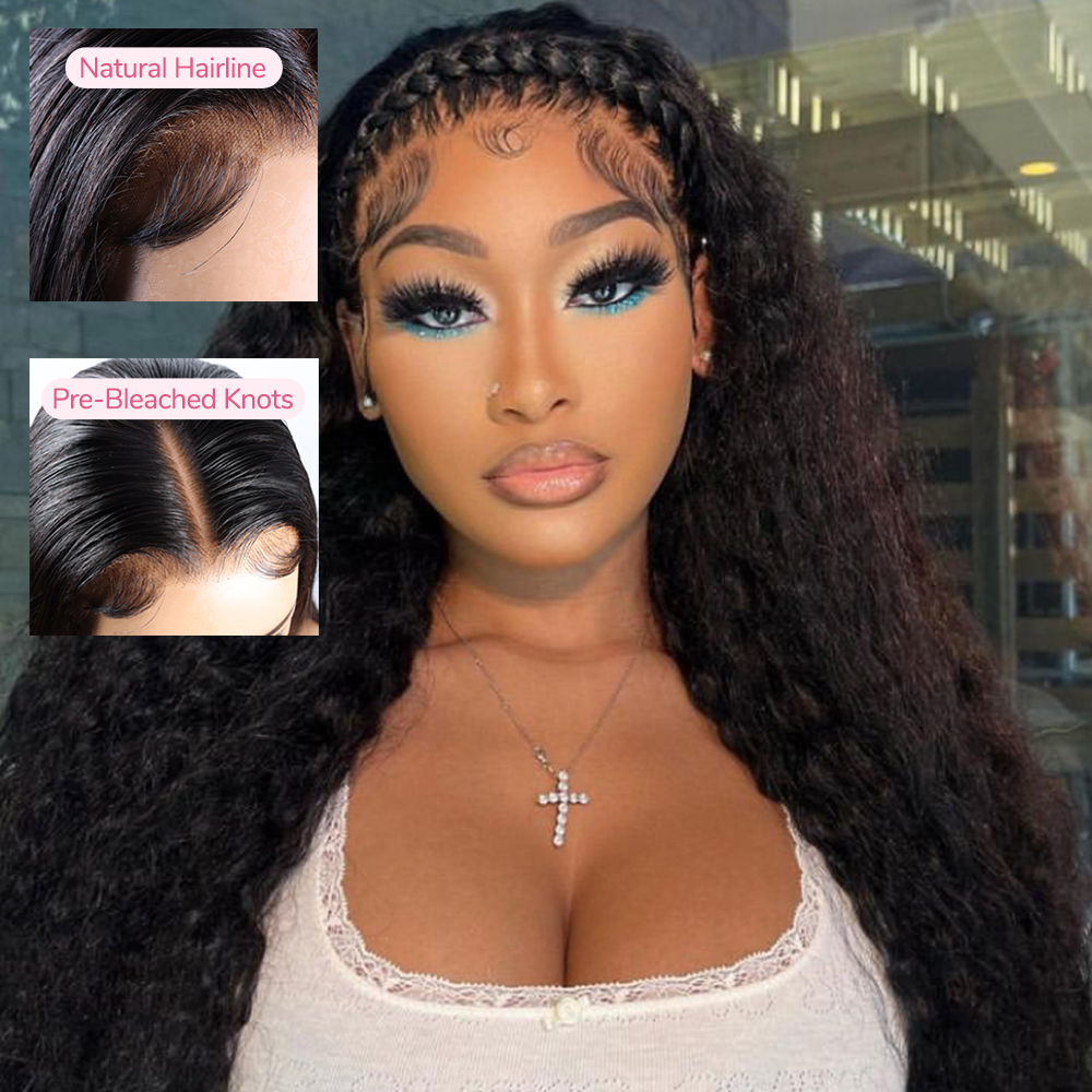 XYS Hair Pre-Bleached Bye-Bye Knots 5x5 HD Lace Wig