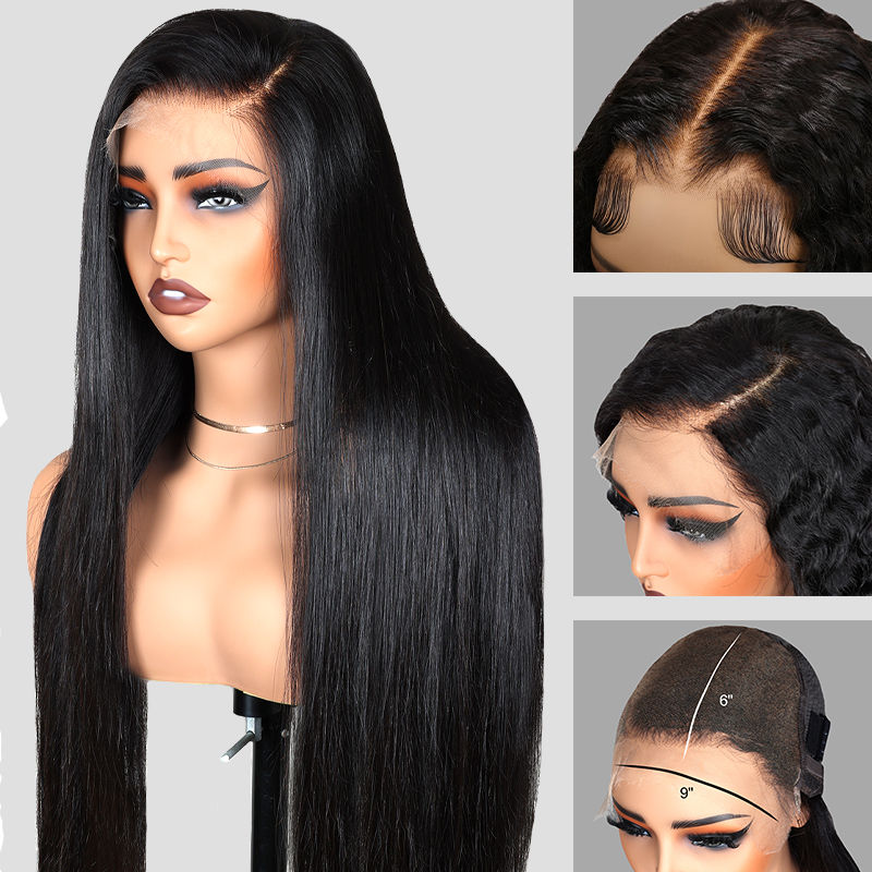 9x6 HD Straight Human Hair Wig