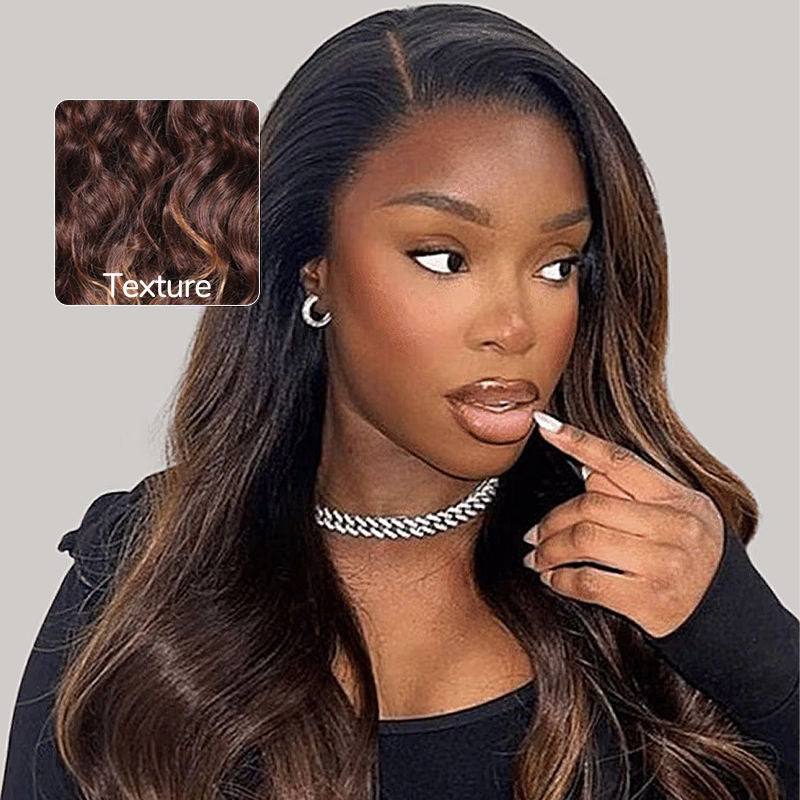 Brown Ombre Loose Body Wave Wig