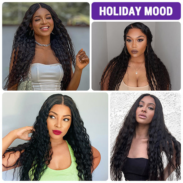 Water Wave Lace Front Human Hair Wig