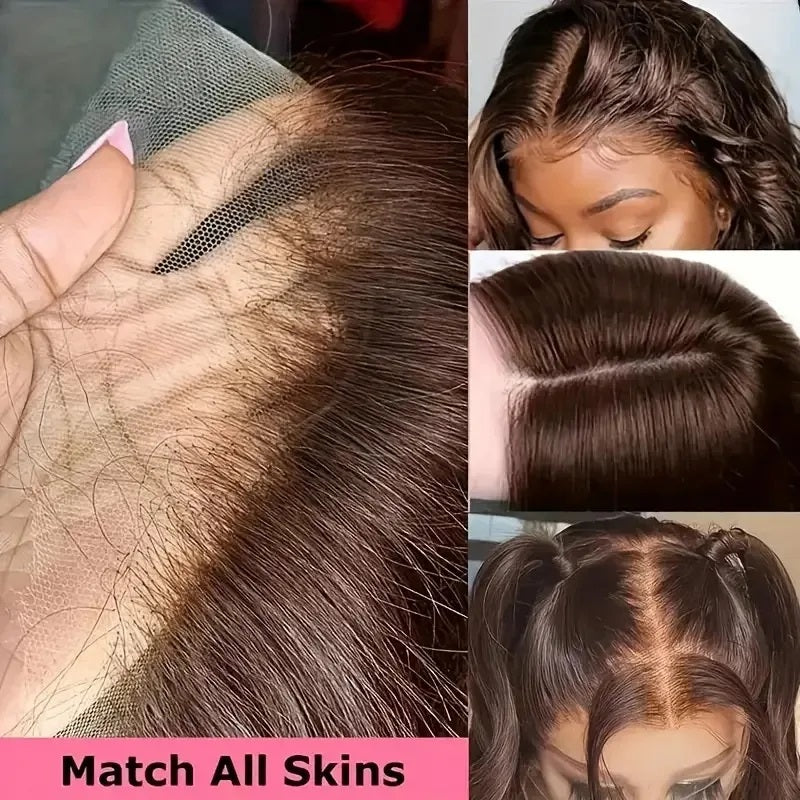 Dark Brown Glueless Lace Wig