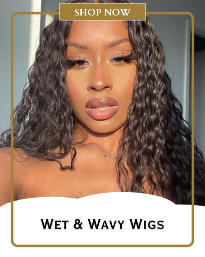 Water Wave Wig For Women 7x6 Inches