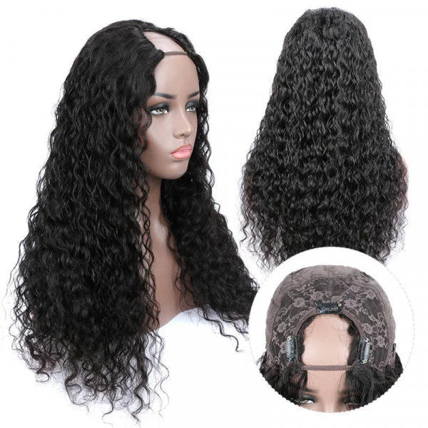 Water Wave U Part Wig V Part Wig