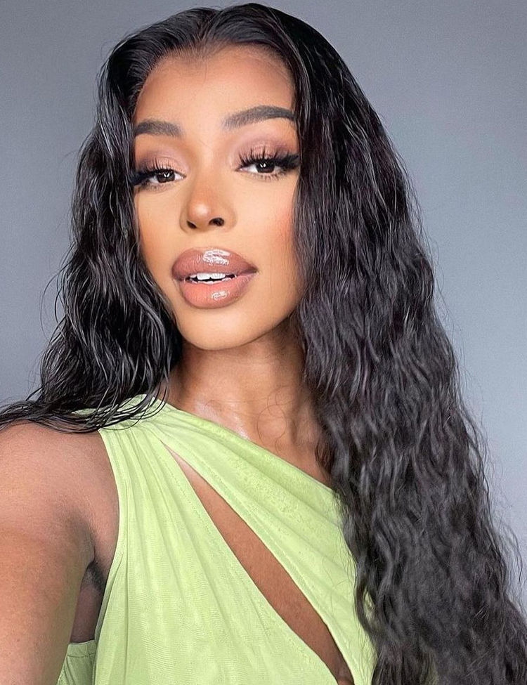 Italian Curly Water Wave 13x4 HD Lace Frontal