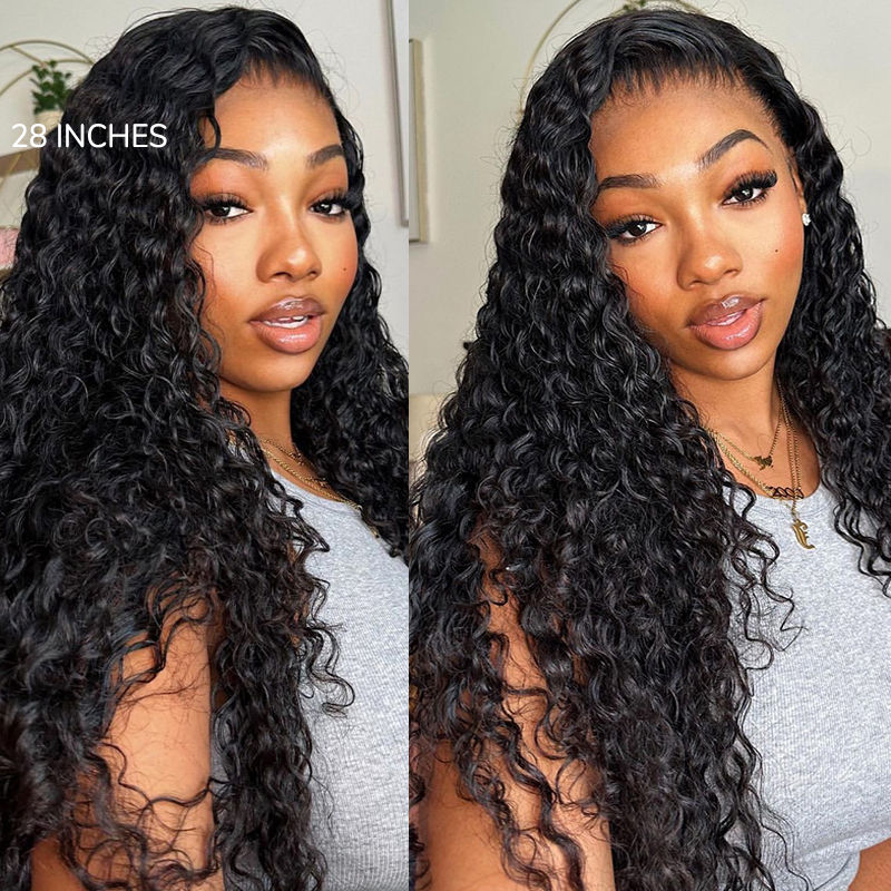 XYS Hair Water Wave U Part Wig