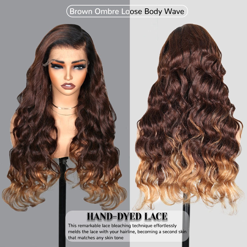 Brown Ombre Loose Body Wave Wig