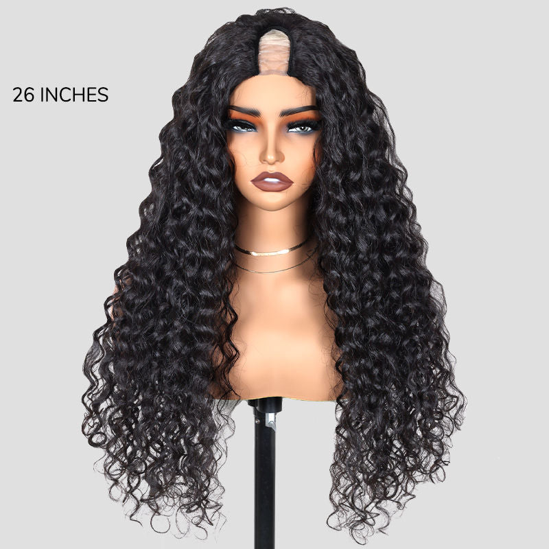 XYS Hair Water Wave U Part Wig