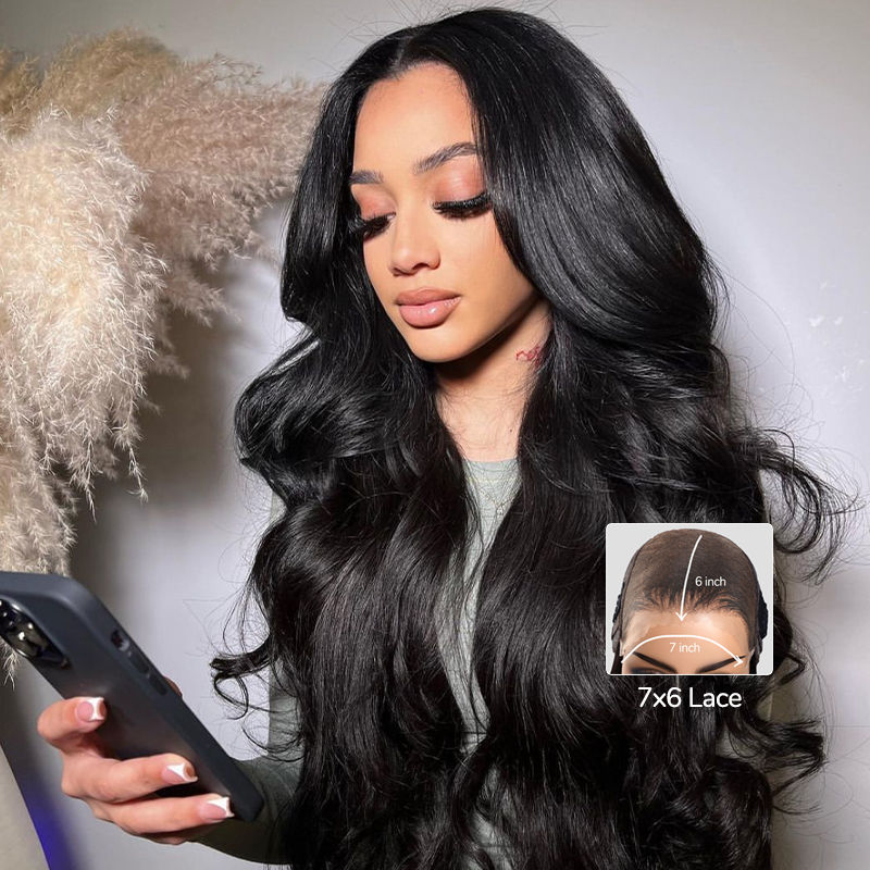 7x6 HD Lace Front Wigs Body Wave