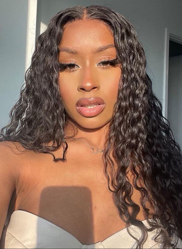 Italian Curly Water Wave 13x4 HD Lace Frontal