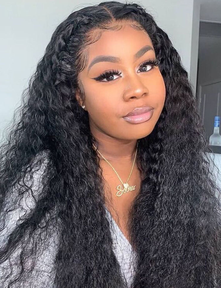 Italian Curly Water Wave 13x4 HD Lace Frontal