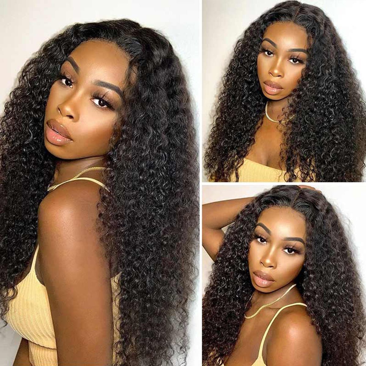 Brazilian Curly Remy Lace Front Wig
