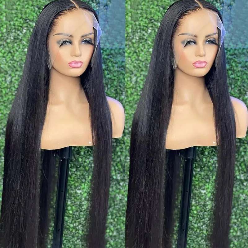 Straight Remy Human Hair 13x6 Lace Front Wigs