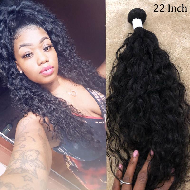 Water Wave Virgin Human Hair 3 Bundles