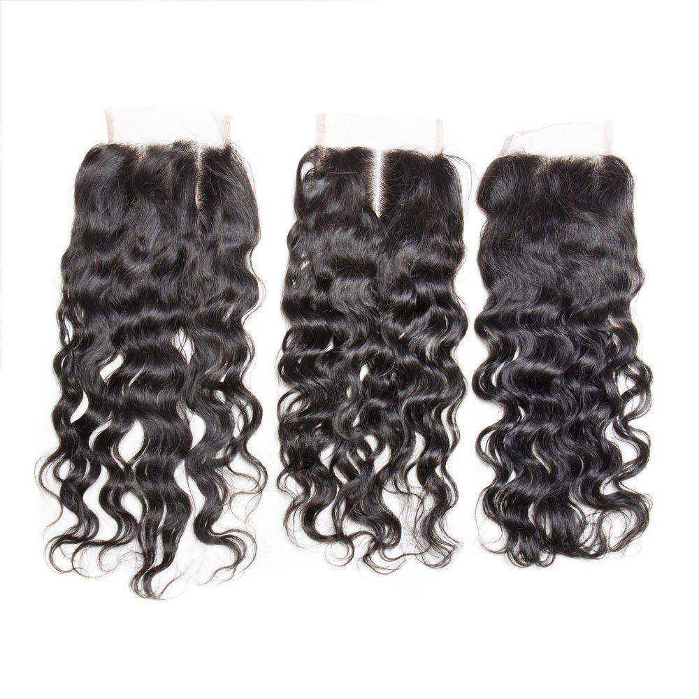 Water Wave Virgin Human Hair 3 Bundles