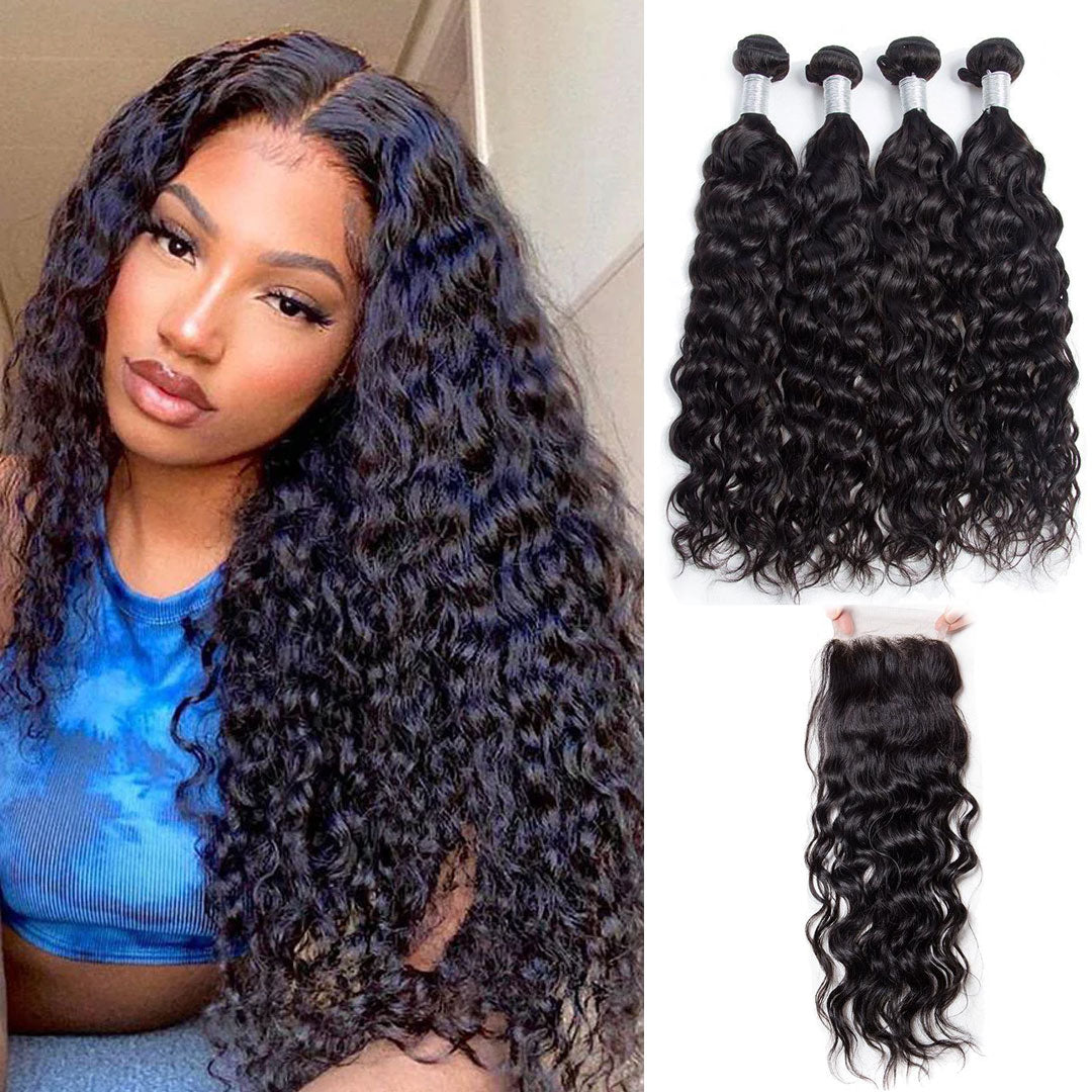 Indian Virgin Water Wave Hair